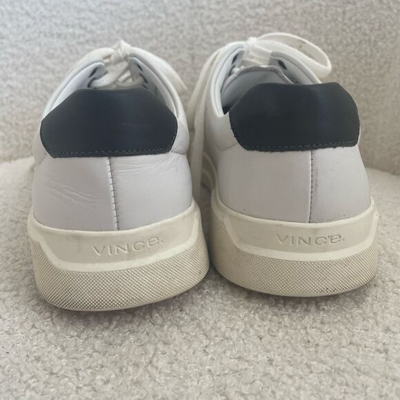 Vince Brady Sneaker Men’s White Leather $225 8 41 - Picture 5 of 10